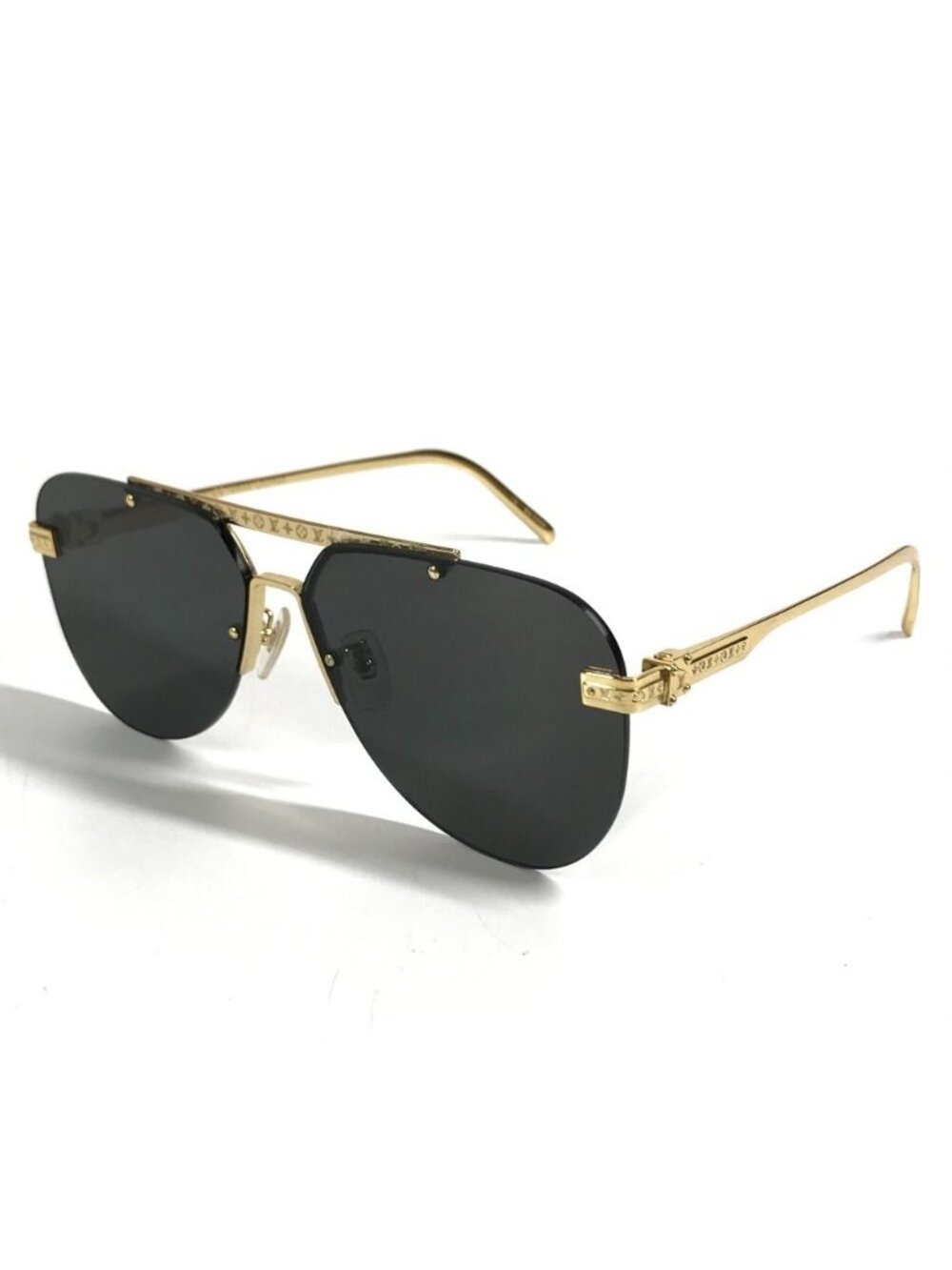 Louis Vuitton Sunglasses Ash Metal Gold Eyewear